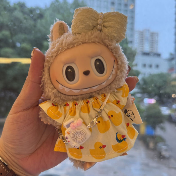 Wholesale Doll Clothes Accessories Bowknot Dress Set with Crossbody Camera