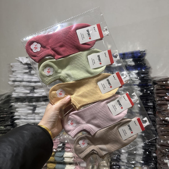 Wholesale Socks, Short Socks, Thin Low cut Sports Socks, Zhuji Cotton Socks, Versatile Women's Socks