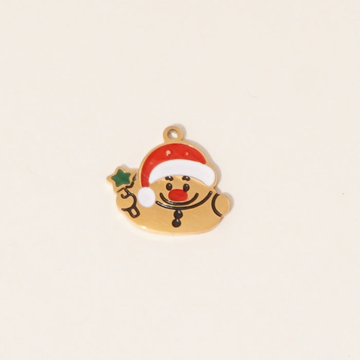 Wholesale Wholesale of Stainless Steel Drip Oil Pendant Cartoon DIY Jewelry Accessories