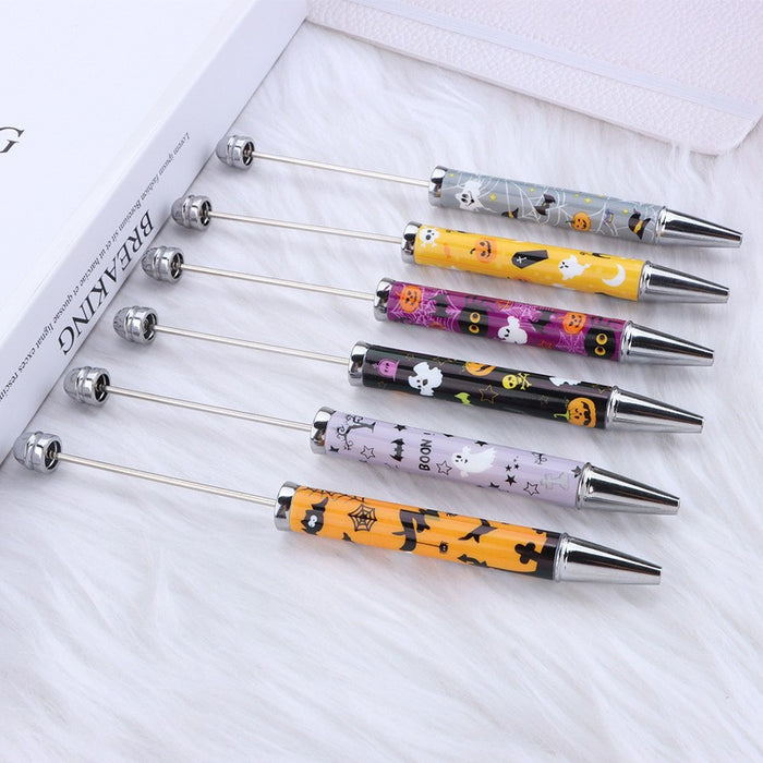 Wholesale Halloween Plastic Beaded Ballpoint Pen JDC-PN-GanCai007