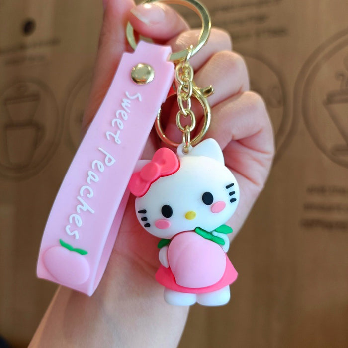 Wholesale Cute 3D Doll Silicone Keychain JDC-KC-MingT134