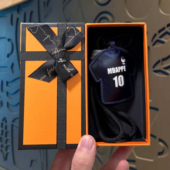 Wholesale Soccer Jersey Leather Keychain Bag Charm Gift for Fans