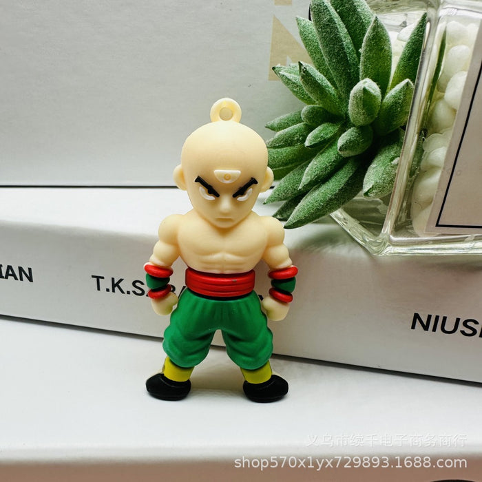 Wholesale Creative Cartoon Cute Anime Keychain Car Ornament Bag Pendant Doll Gift