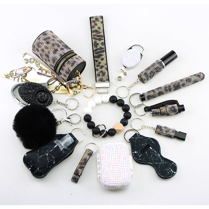 Wholesale Whistle Keychain DIY- 14-piece Set JDC-KC-TouMS013