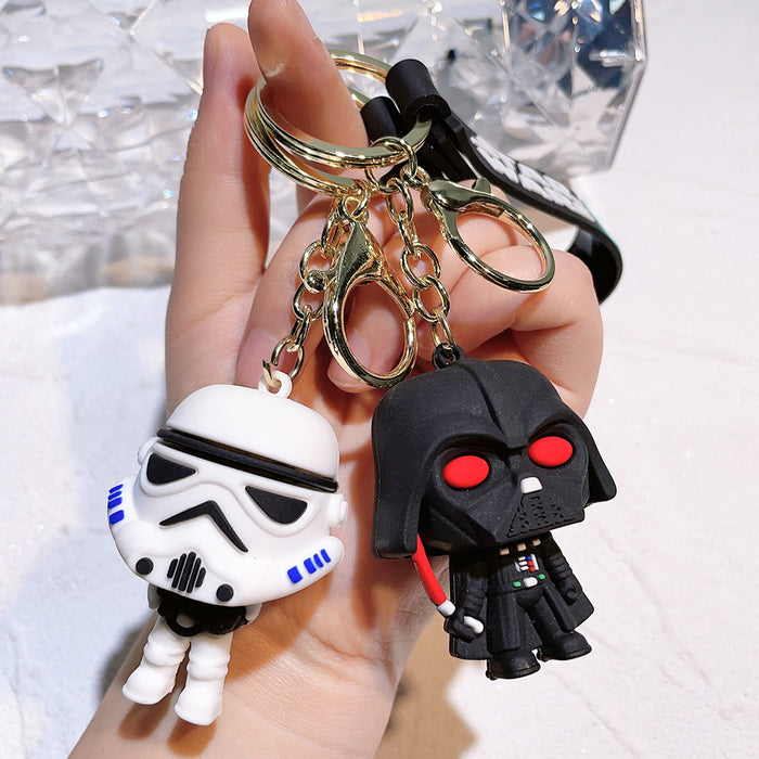 Wholesale Cartoon Silicone Doll Keychain JDC-KC-QiChao014