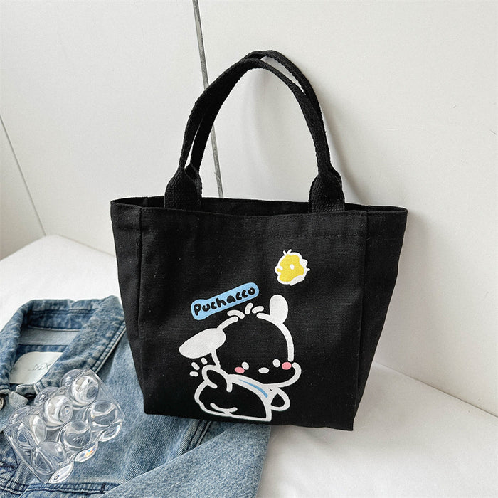 Wholesale Canvas bag for commuting, hand-held bento bag, niche design, casual tote bag
