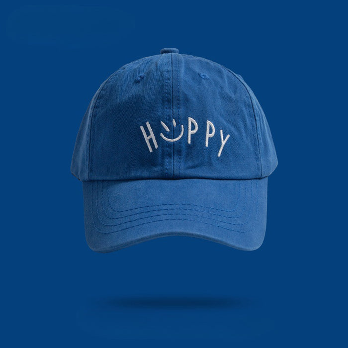 Wholesale Minimally embroidered soft top duckbill cap, versatile for couples, fashionable baseball cap