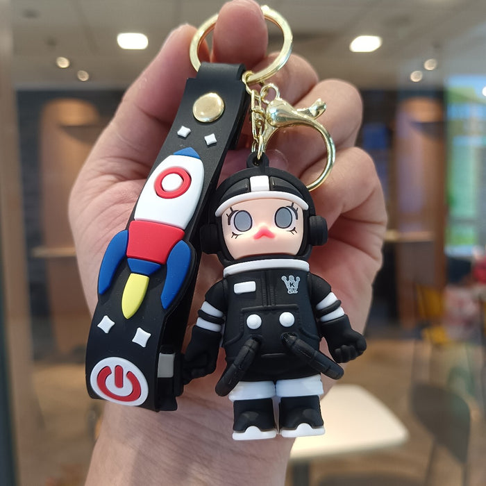 Wholesale Cute Cartoon Astronaut Keychain