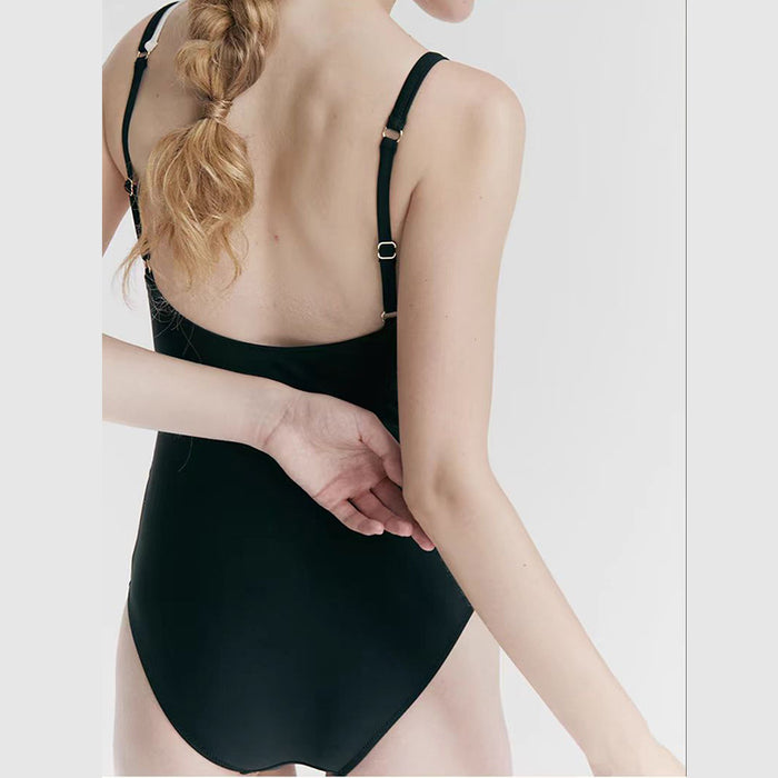 Wholesale High end minimalist shoulder flower one-piece fashionable bikini swimsuit