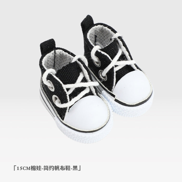 Wholesale 20cm Cotton Doll Shoes Simple Sports Canvas Shoes Doll Doll Shoes  Accessories Cotton Doll Shoes