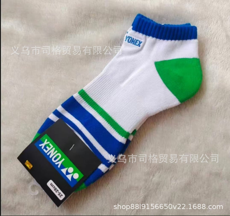 Wholesale Badminton socks embroidered short tube, mid tube, outdoor running socks, sweat absorbing and anti slip sports