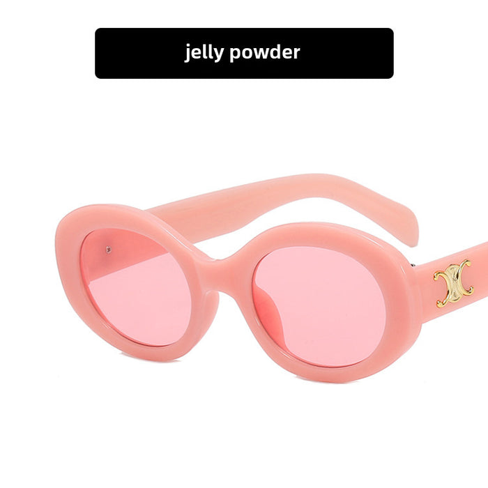 Wholesale Sunglasses Retro Elliptical Sunglasses