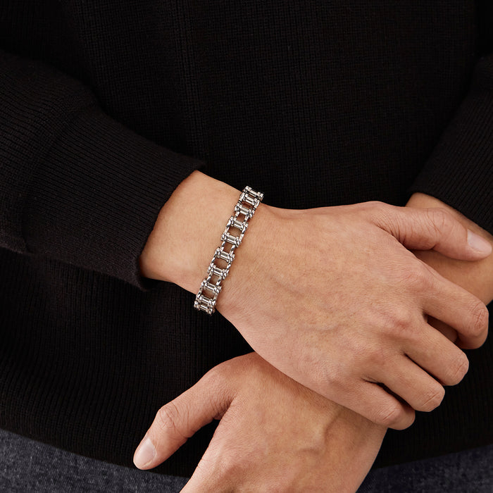 Wholesale Bracelet Titanium Steel Bracelet Rock Personalized Motorcycle Chain Bicycle Bracelet