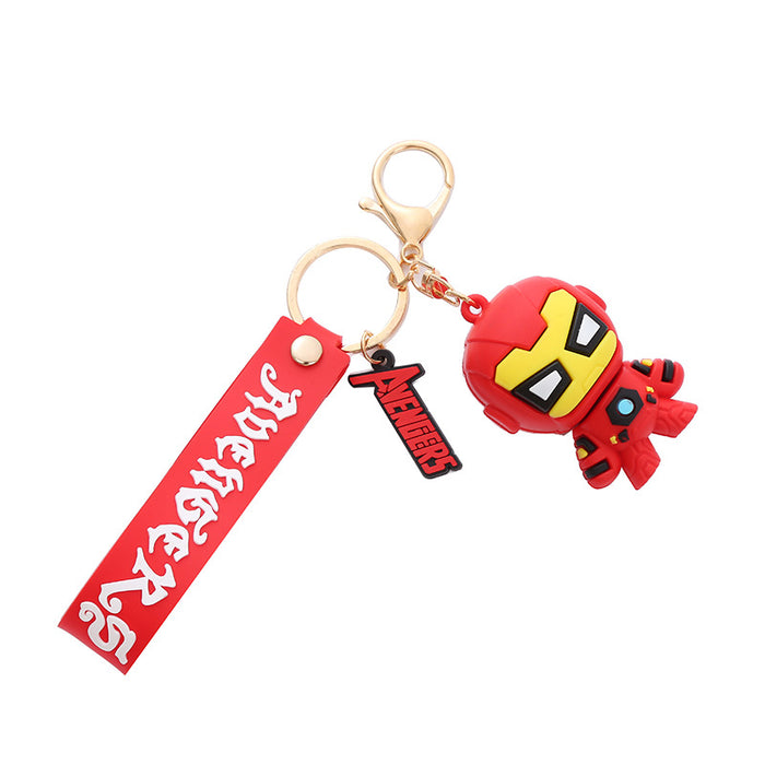 Wholesale Cute Cartoon Soft Rubber Doll Keychain JDC-KC-BoYue009