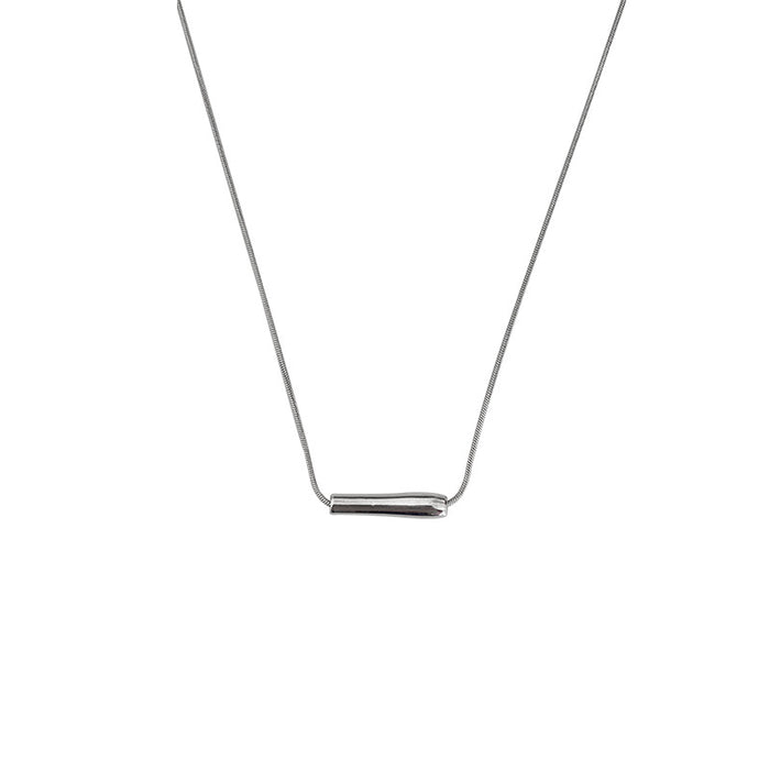 Wholesale Fashionable Butterfly Knot Necklace Set Women's Luxury Design Sensation Collarbone Chain Geometric Style Silver Plated Jewelry