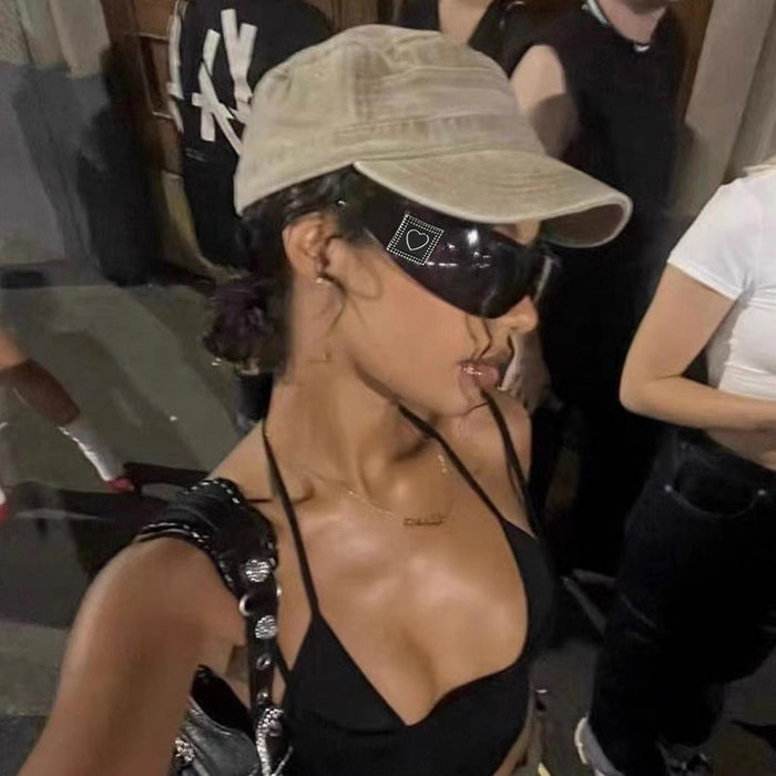 Wholesale Conjoined glasses, sunglasses, cycling high-end large frame