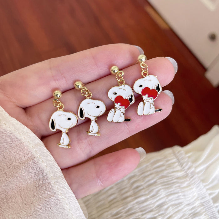 Wholesale Cute cartoon puppy earrings