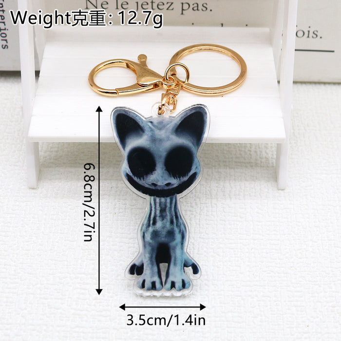 Wholesale Cartoon Game Dark Style Acrylic Keychains JDC-KC-HaoAn019