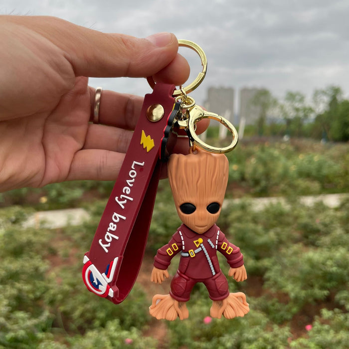 Wholesale Keychain Cartoon Doll Key Pendant Couple Small Pendant Keychain