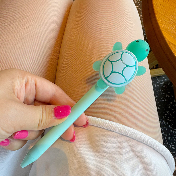 Wholesale Tortoise Ballpoint Pen Press-type Oil Refill  Cylindrical Pen Oil-based Ballpoint Pen