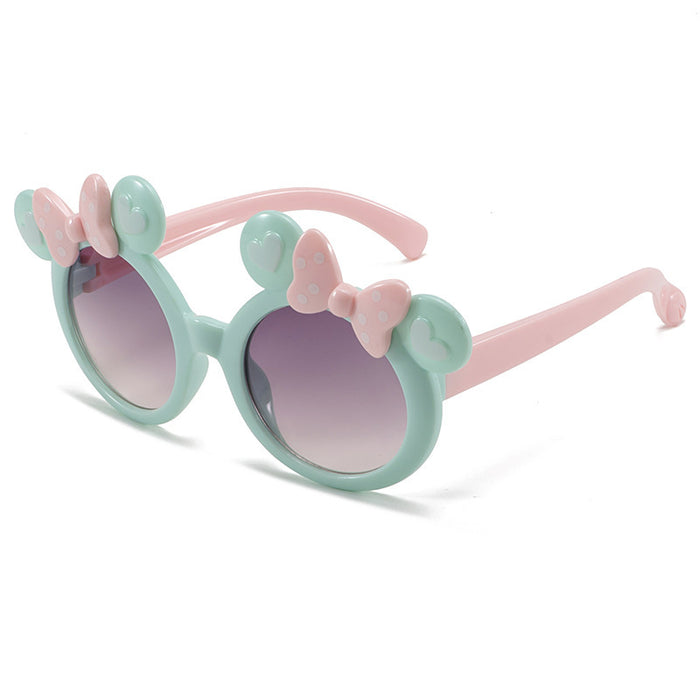 Wholesale Bow Children's Sunglasses Cute Cartoon Sunscreen Doll Sunglasses
