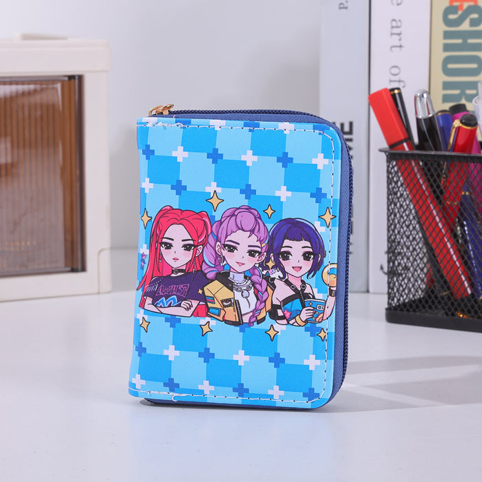 Wholesale KPOP-themed full-color zipper wallet