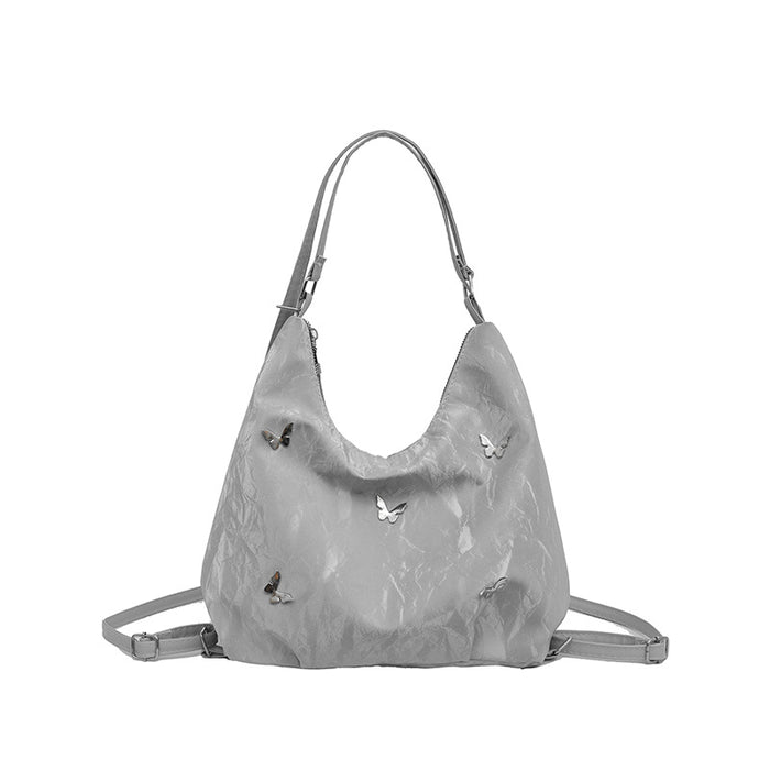 Wholesale Large capacity bag, high-end feel, niche commuting tote bag, backpack, single shoulder, crossbody backpack