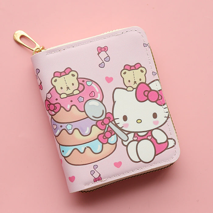 Wholesale PU Cute Cartoon Mini Kitty Wallet JDC-WT- Jumei001