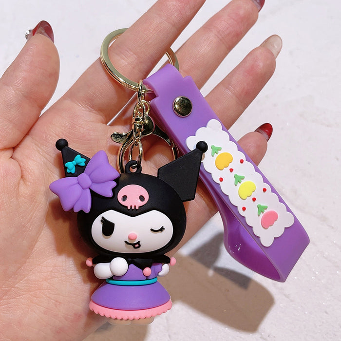 Wholesale Halloween Cartoon Silicone Doll Keychain JDC-KC-QiChao055