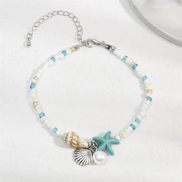 Wholesale Starfish Shell Conch Bracelet Summer Beach Vacation