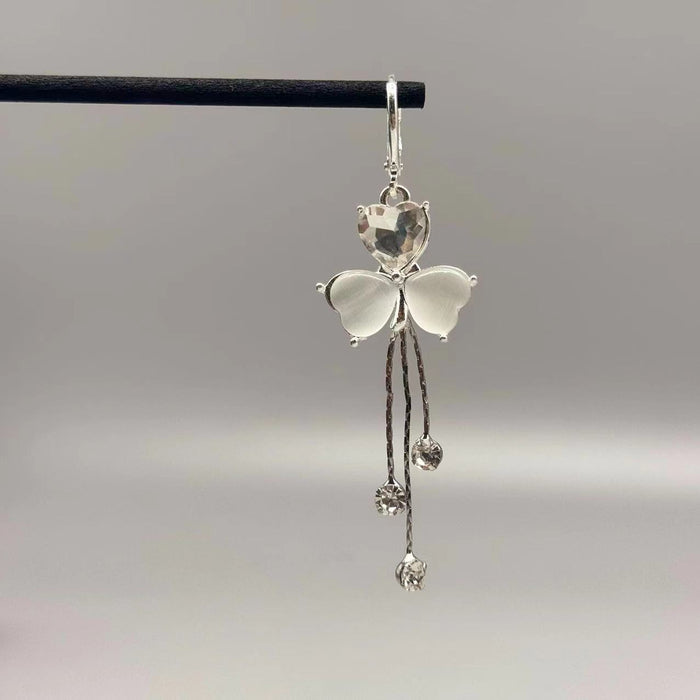 Wholesale Light luxury earrings, new niche design, high-end tassel earrings, elegant earrings