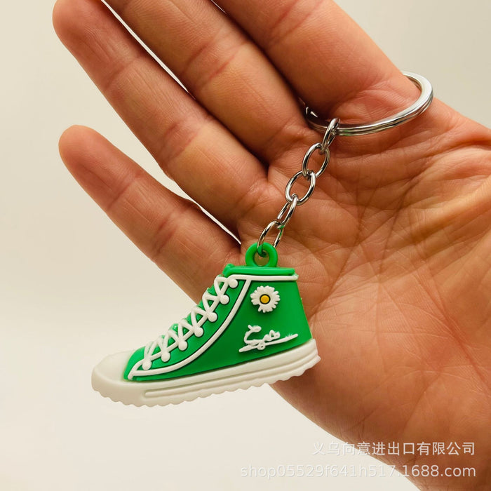 Wholesale PVC Cartoon Daisy Shoe Keychain JDC-KC-XiangY061