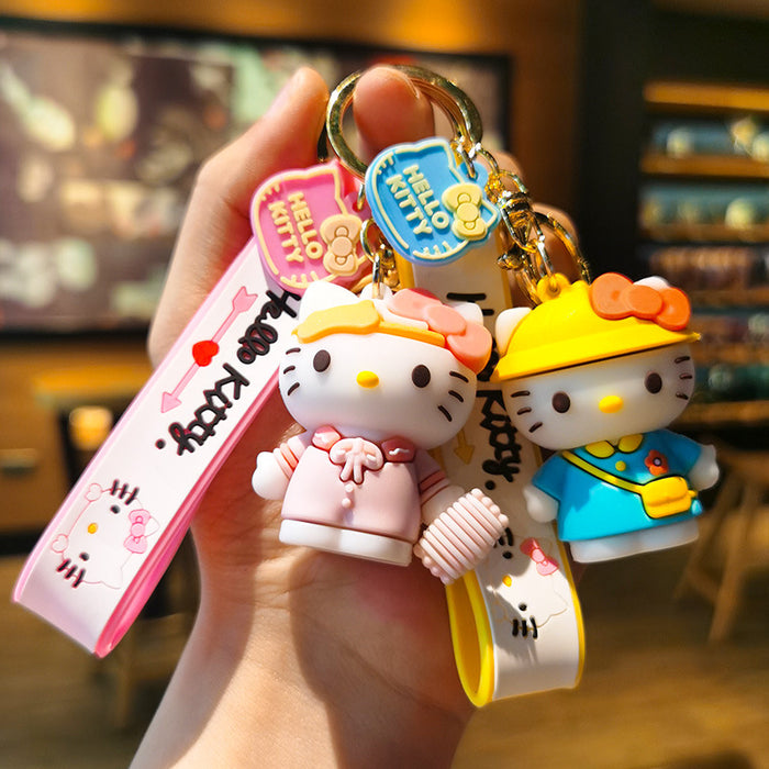 Wholesale Cartoon Doll Silicone Keychain JDC-KC-Tingm248