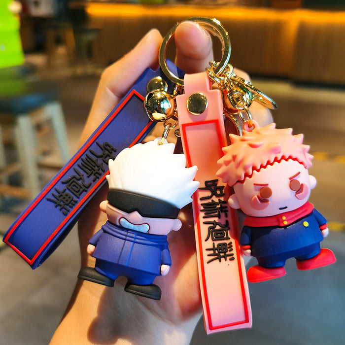 Wholesale Cartoon Doll Silicone Keychain JDC-KC-Tingm258