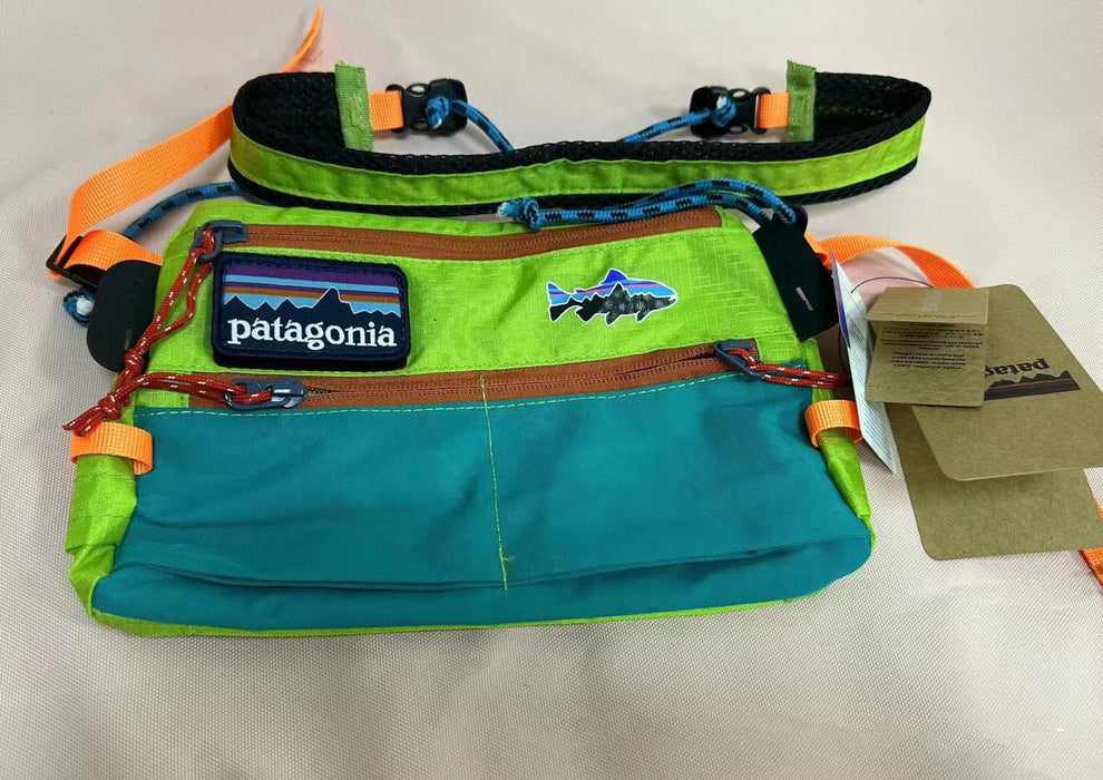 Wholesale Outdoor Multi-Functional Lightweight Waterproof Plaid Nylon Lure Fishing Bag Crossbody Bag