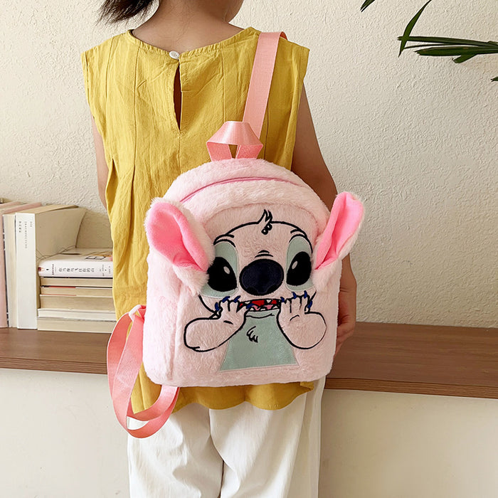 Wholesale Cute cartoon plush girl children's backpack, new student backpack