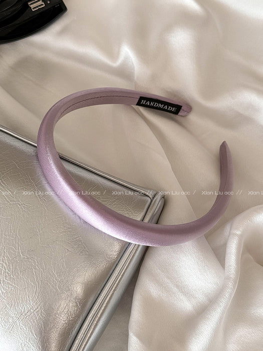 Wholesale Satin headband, new style, wash face headband, stylish and stylish, pressed hair, simple headwear