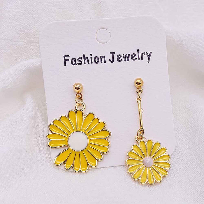 Wholesale Small Daisy Alloy Earrings JDC-ES-Susheng004