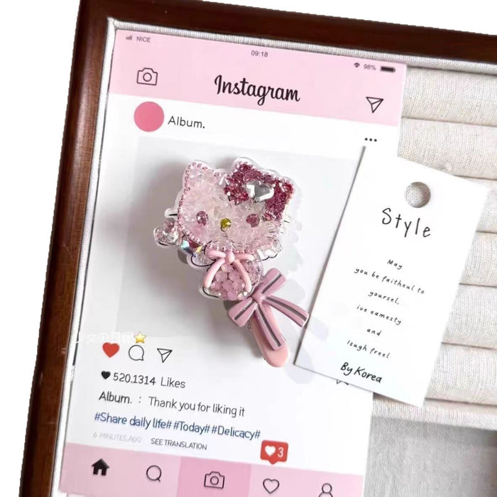 Wholesale Full Diamond Bow Hair Clipsfor Women