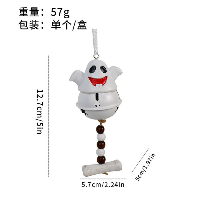 Wholesale Decorations, Creative and Interesting Resin Ghost Bells, Wind Chime Pendants, Door Hangings