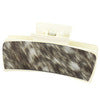 Wholesale stone pattern large square Hair Clip