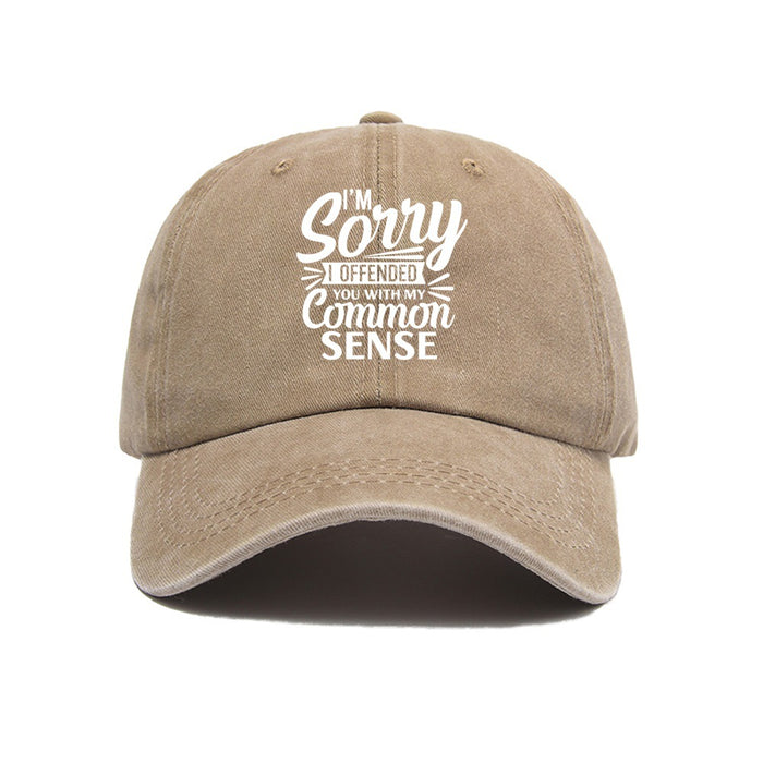 Wholesale New letter baseball cap with personalized curved roof and dome sunshade hat