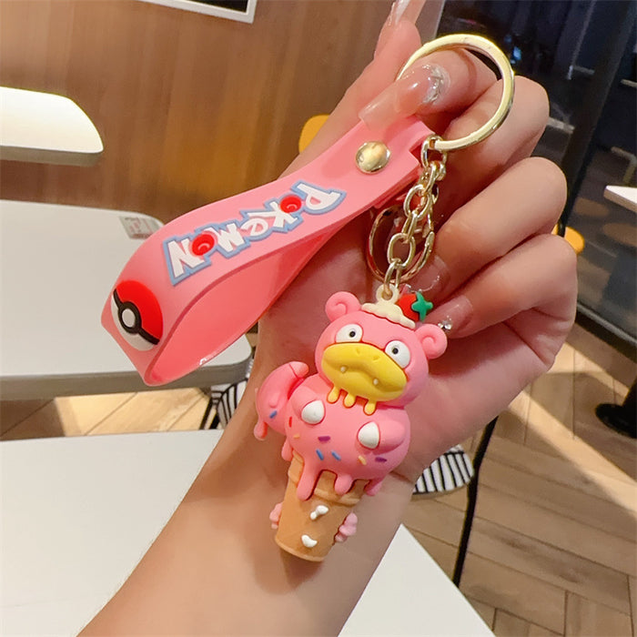 Wholesale Keychain Cartoon PVC Doll Car Parts Keychain Pendant