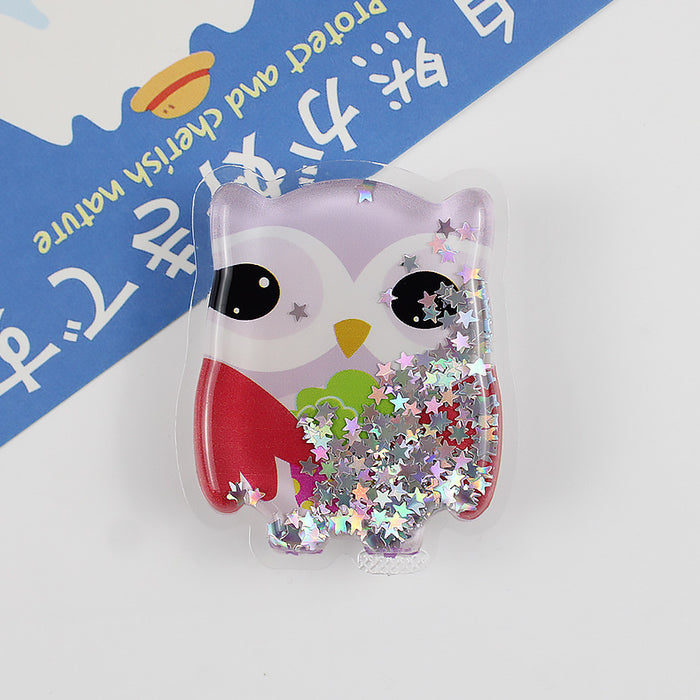 Wholesale Creative Cartoon Quicksand Phone Cushion Stand