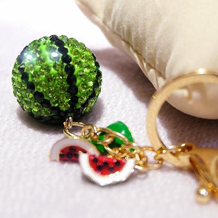 Wholesale Car keychain creative bag pendant metal keychain ring