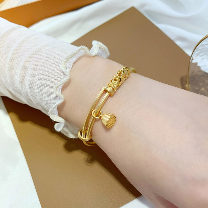 Wholesale gold plated brass bracelet