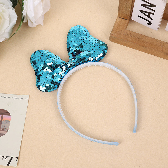 Wholesale children's bow sequins headband cartoon headband