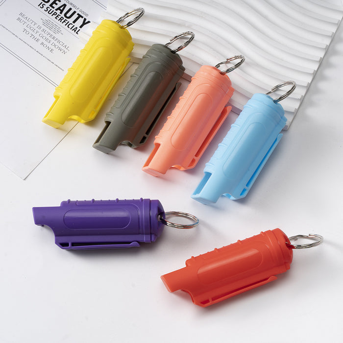 Wholesale Plastic Shell Push-type Spray Keychain JDC-KC-ZY019