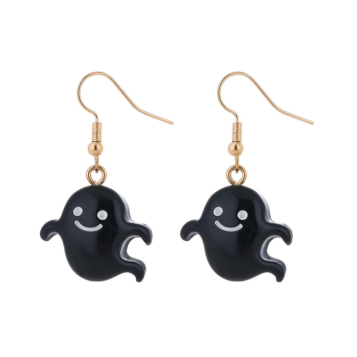 Wholesale  series witch,  pumpkin ghost bat and skull earrings