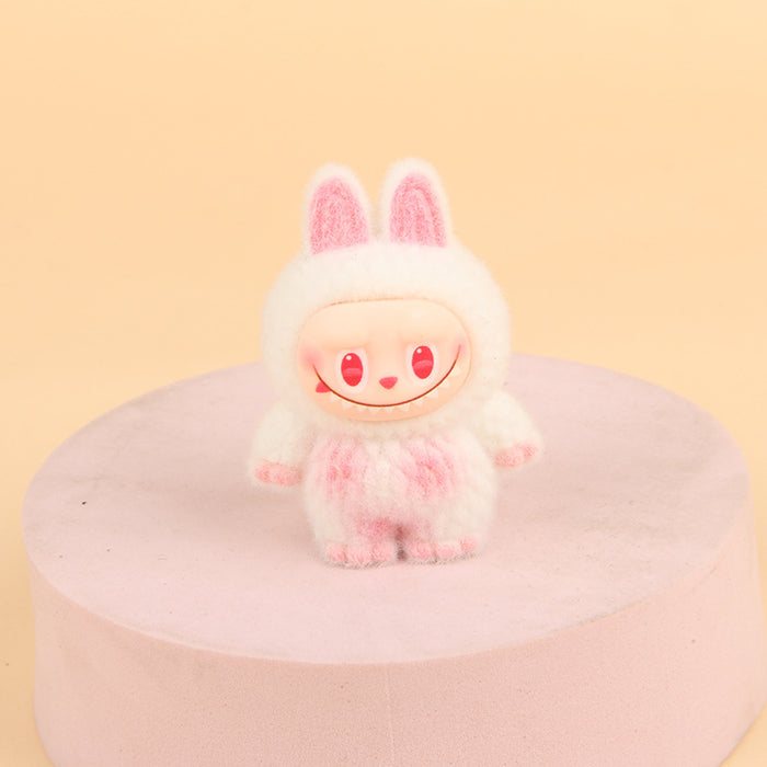 Wholesale Creative Resin Flocked Keychain